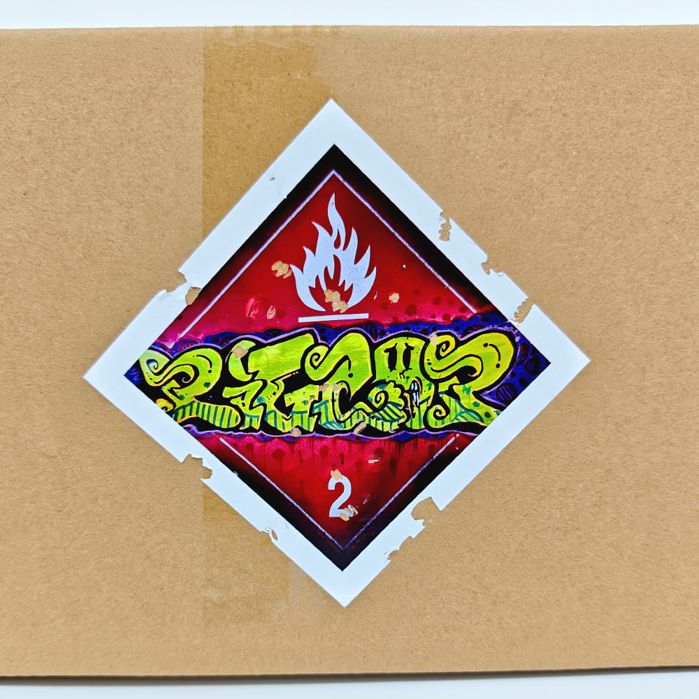 5*5CM & 2*2INCH Eggshell Sticker