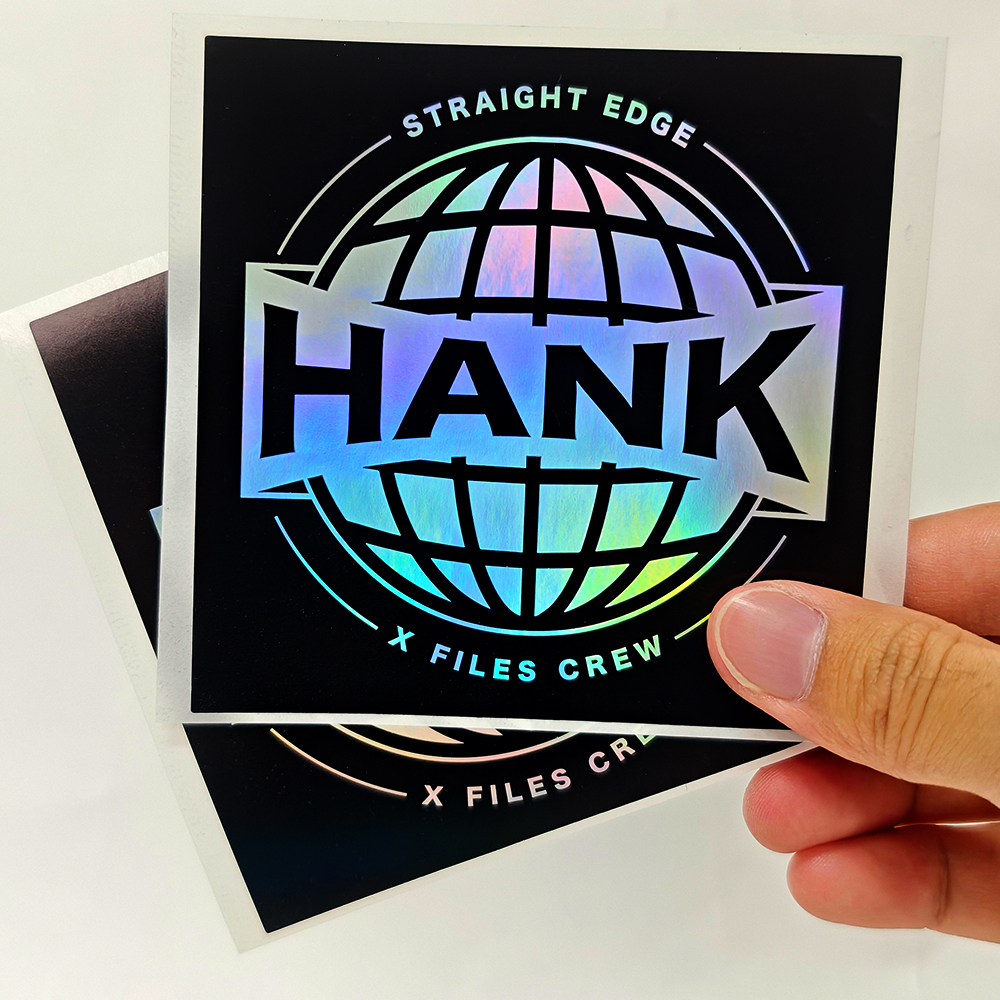 10*10CM & 4*4INCH Holographic Eggshell Sticker