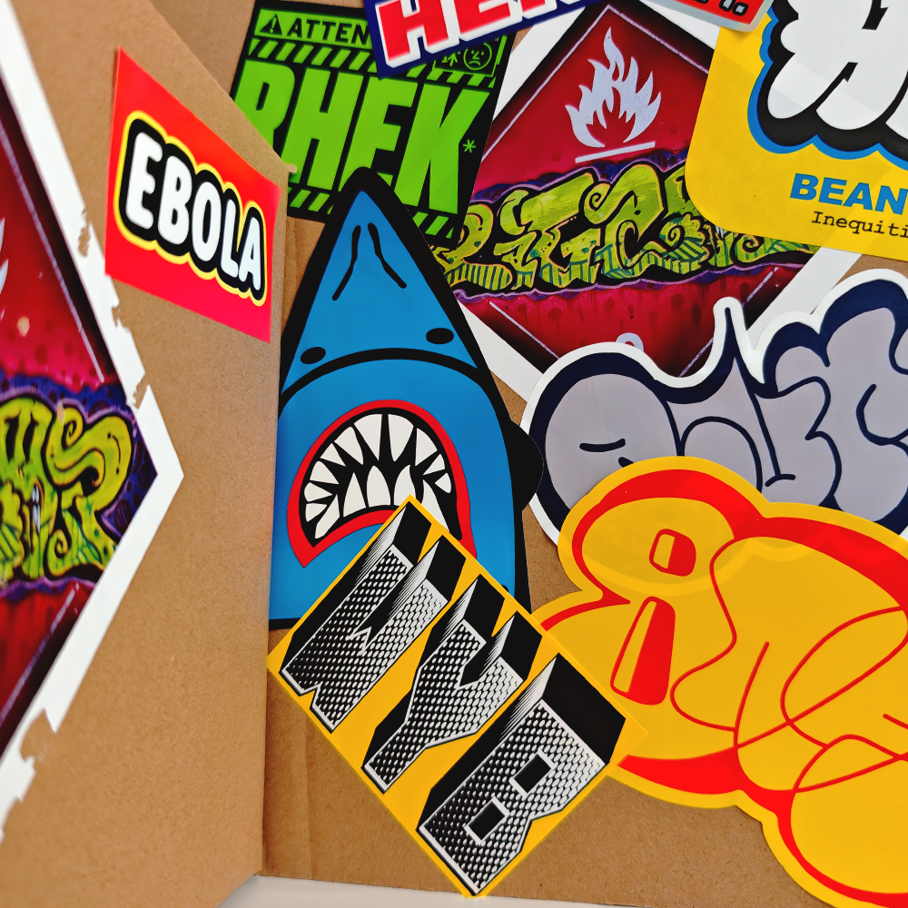 10*10CM & 4*4INCH Eggshell Sticker