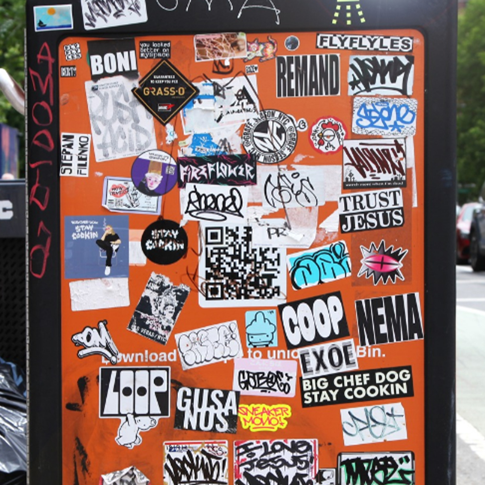 21*14CM & 8.3*5.5INCH Eggshell Sticker